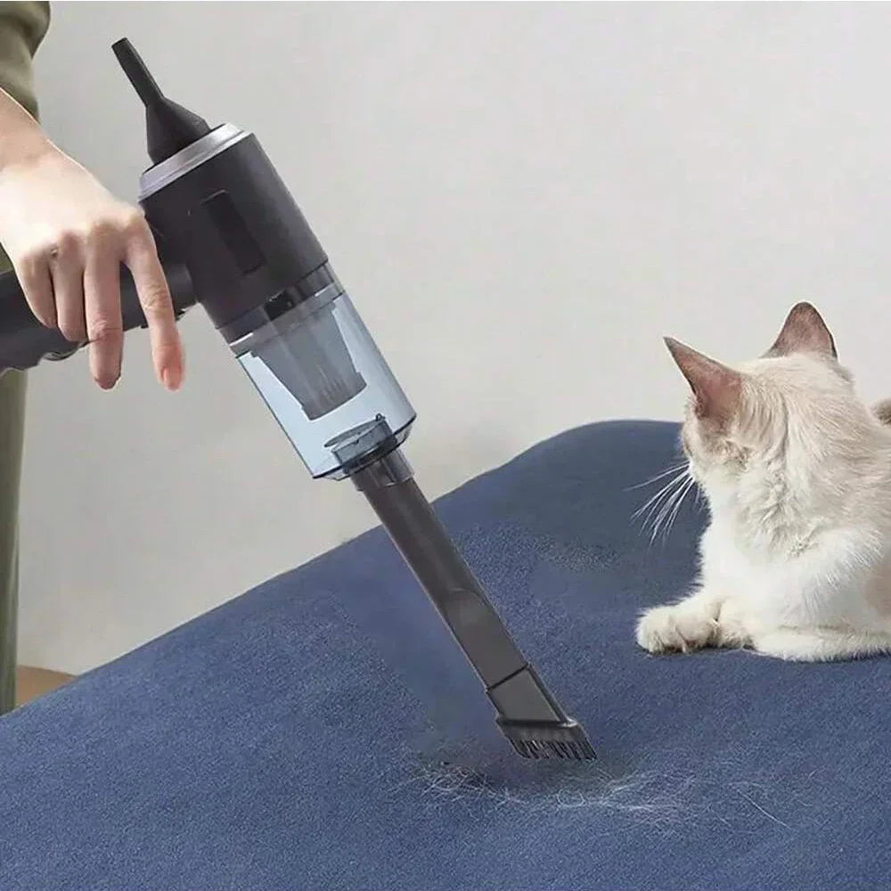 Mini Cordless Handheld Vacuum — 120W, Home & Car