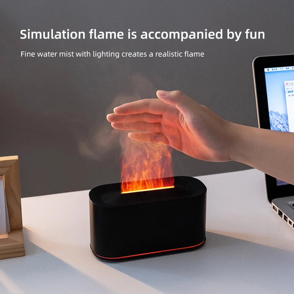 Flame Essential Oil Diffuser — Set the Mood, Not Your Shit on Fire