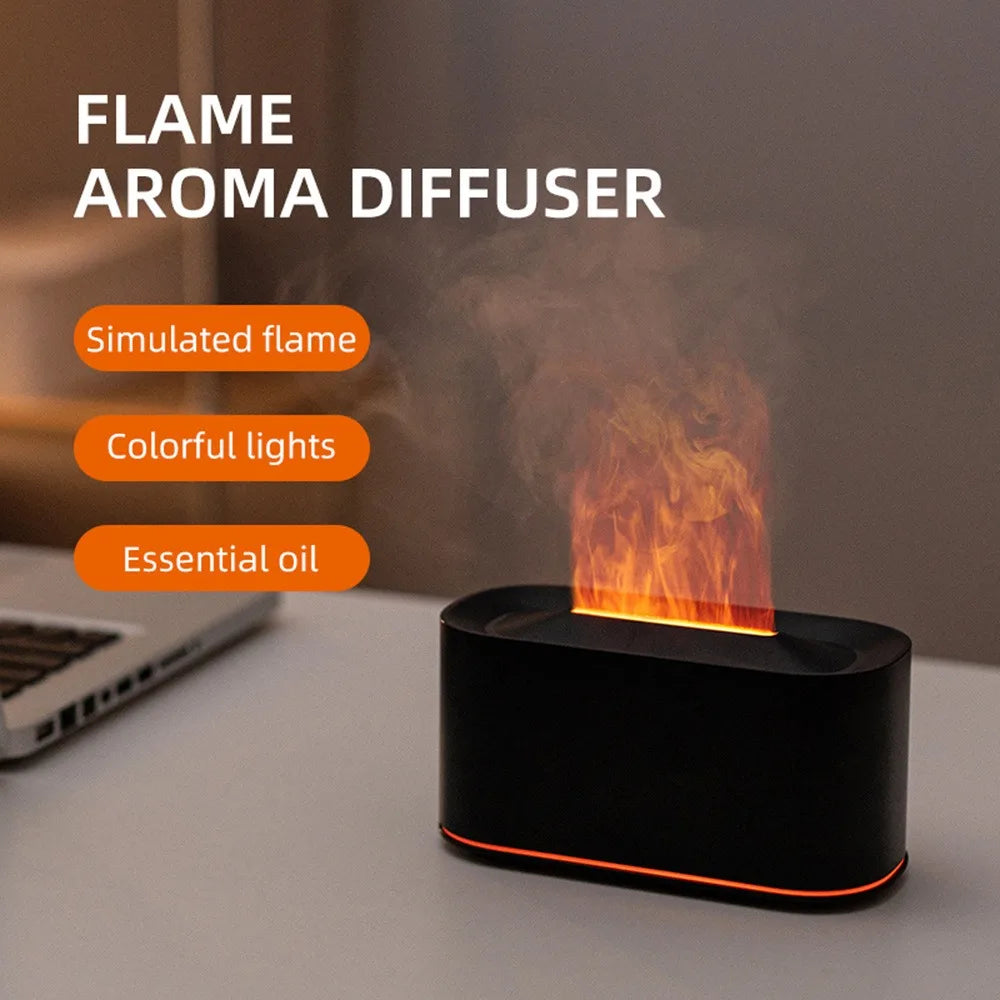 Flame Essential Oil Diffuser — Set the Mood, Not Your Shit on Fire