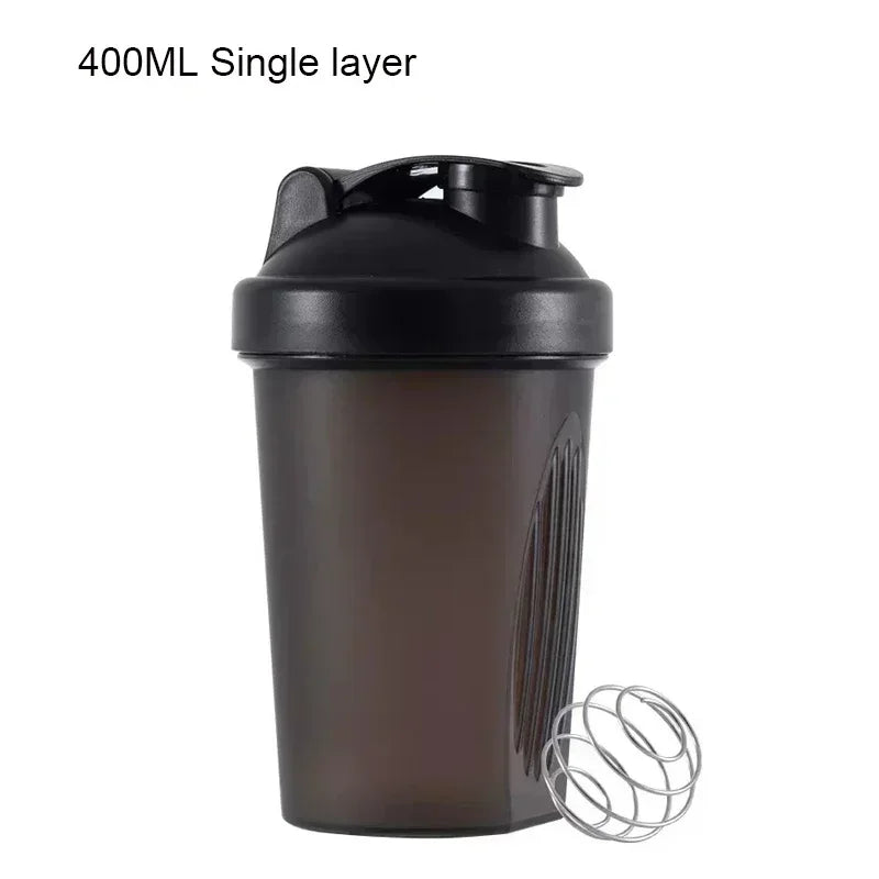 3-Layer Protein Shaker Bottle — Carry Your Drink, Powder & Other Shit
