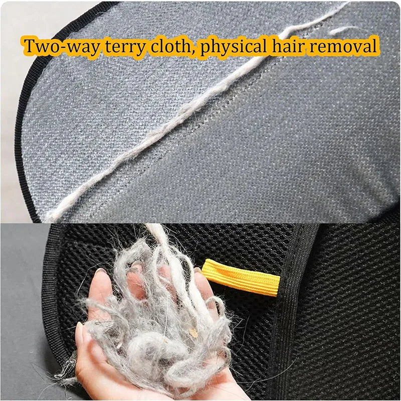 Pet Grooming & Hair-Removal Glove 2-Pack