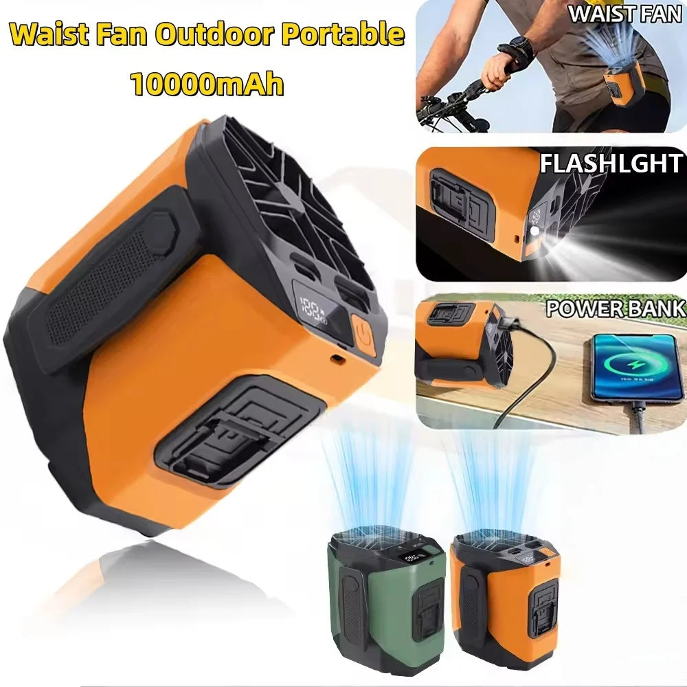 10,000mAh Waist Fan — Cool Your Shit Down