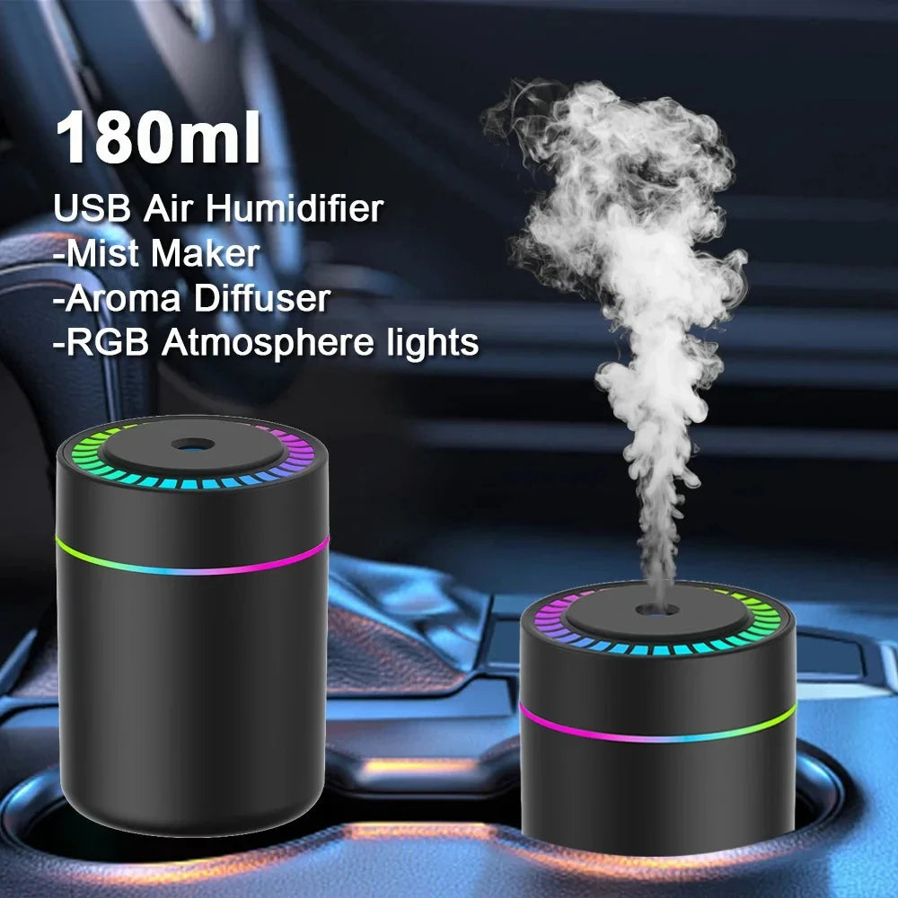 Mini USB Car Humidifier & Aroma Diffuser