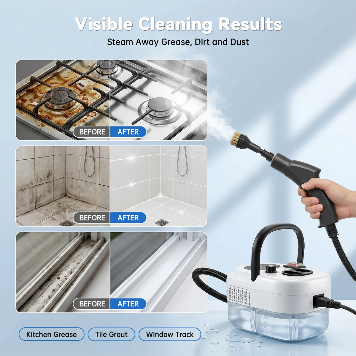 Portable High-Temperature Steam Cleaner
