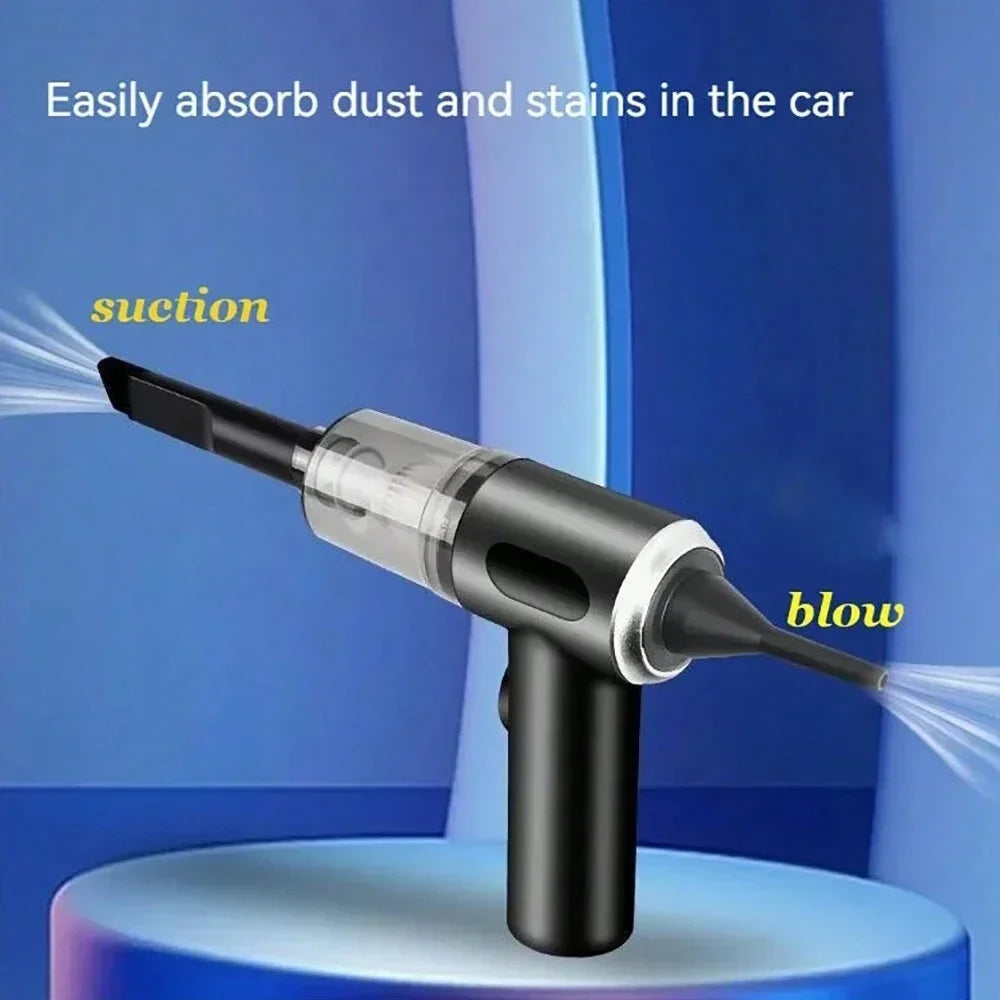 Mini Cordless Handheld Vacuum — 120W, Home & Car