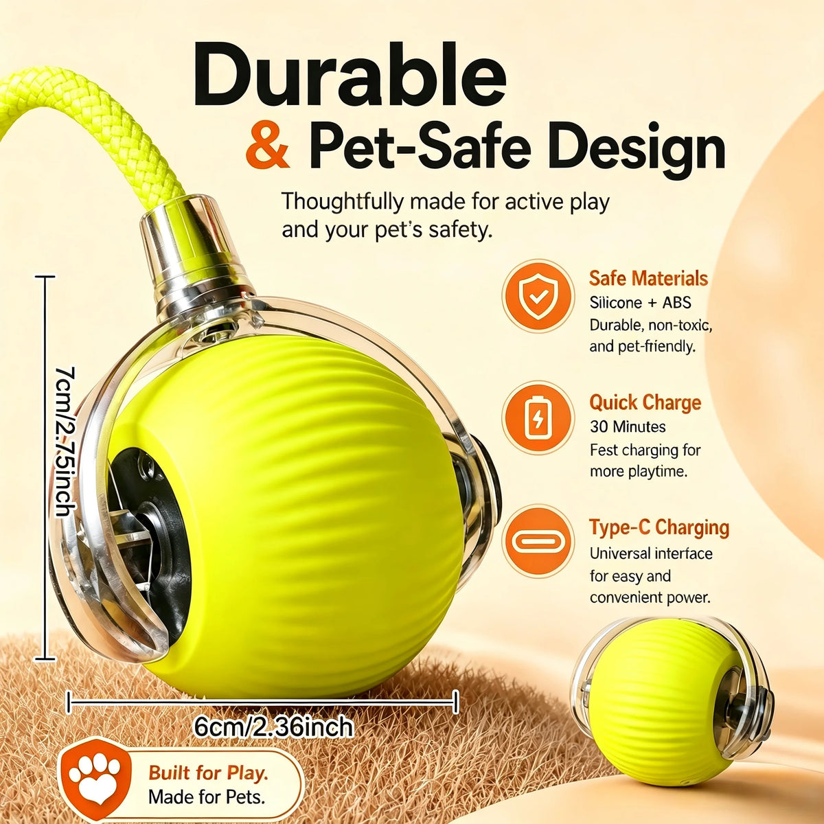 Rechargeable Automatic Cat Ball