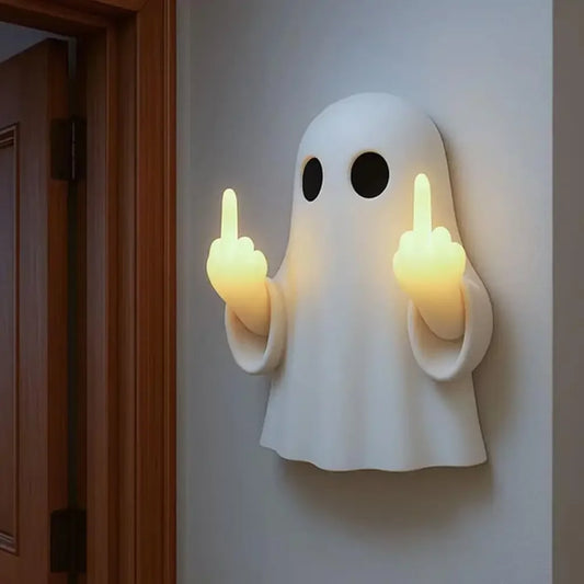 Middle Finger Ghost LED Lamp — Give 'Em the Glow-Up