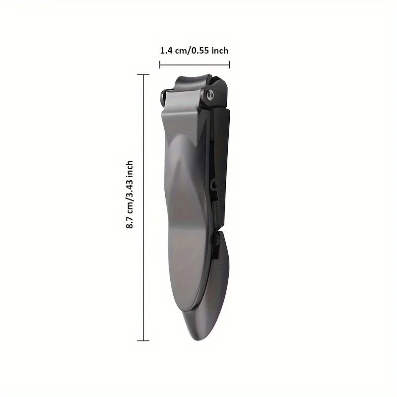 Nail Clippers with Catcher & Glass Nail File