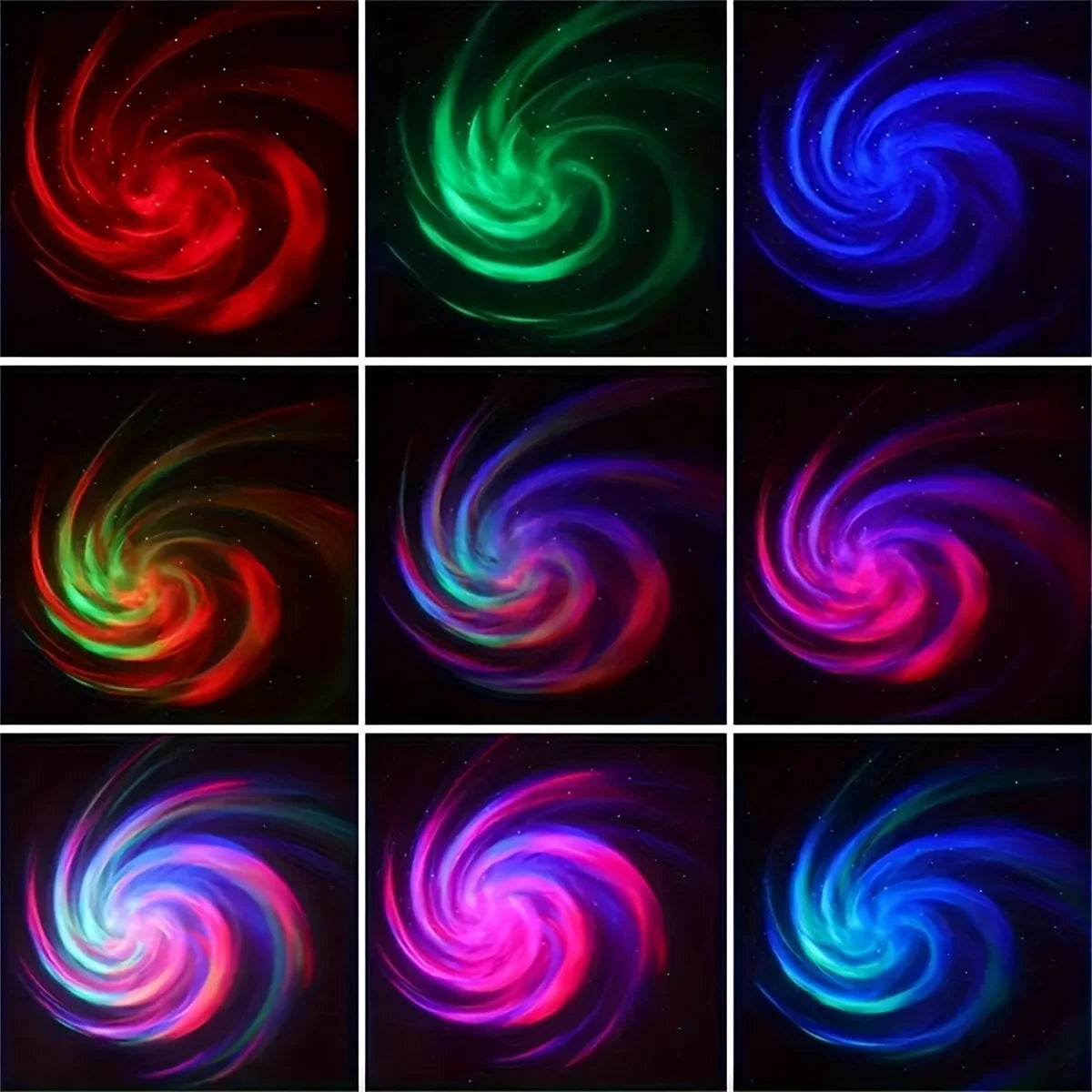 Galaxy Ocean Wave Projector — RGB Night Light with Remote