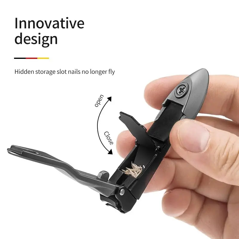 Nail Clippers with Catcher & Glass Nail File